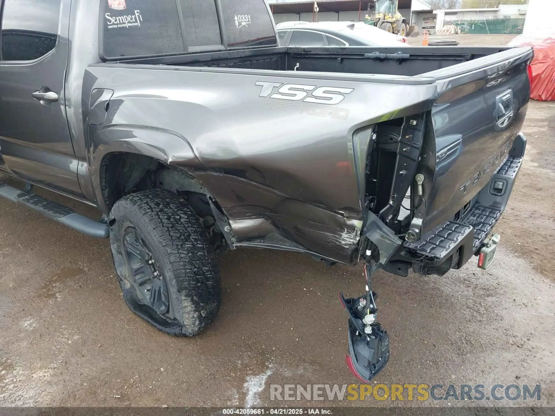6 fotografías del automóvil dañado 3TYAX5GNXMT013781 TOYOTA TACOMA 2021