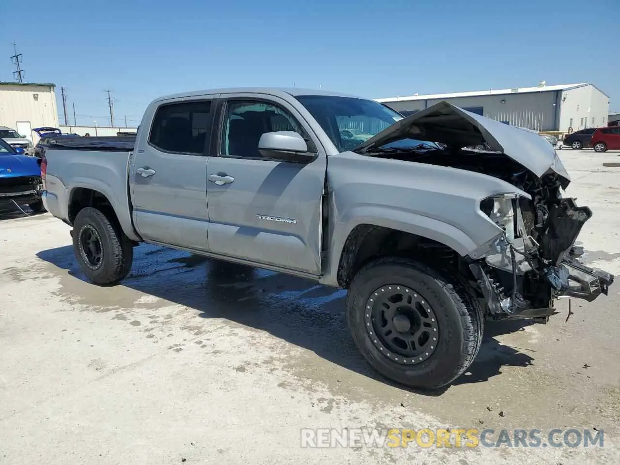 4 fotografías del automóvil dañado 3TYAX5GNXMT015045 TOYOTA TACOMA 2021