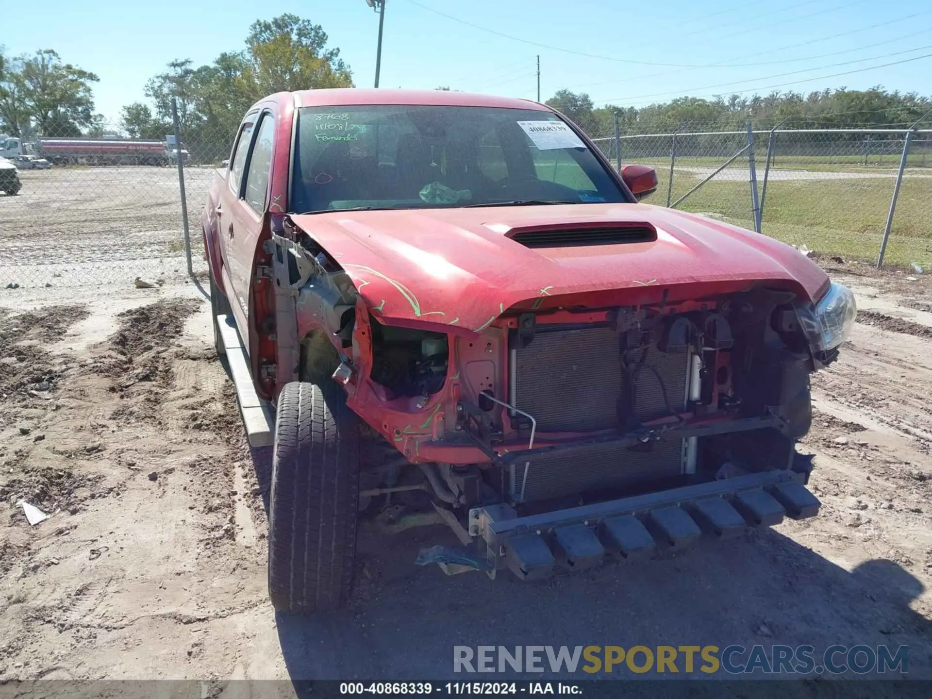 6 fotografías del automóvil dañado 3TYAZ5CN0MT003356 TOYOTA TACOMA 2021