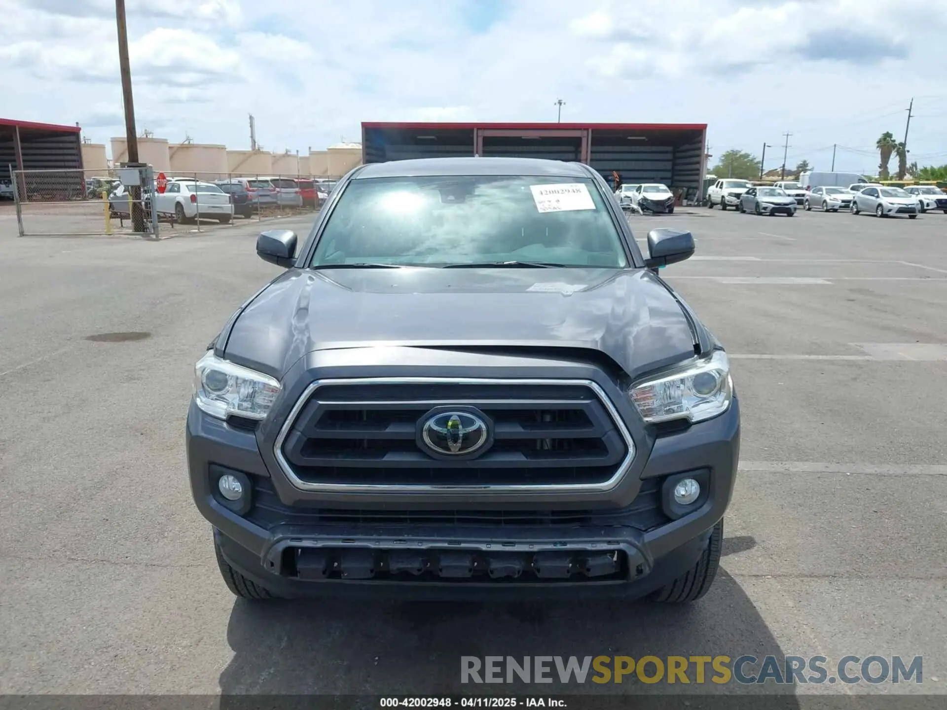 13 fotografías del automóvil dañado 3TYAZ5CN1MT006282 TOYOTA TACOMA 2021