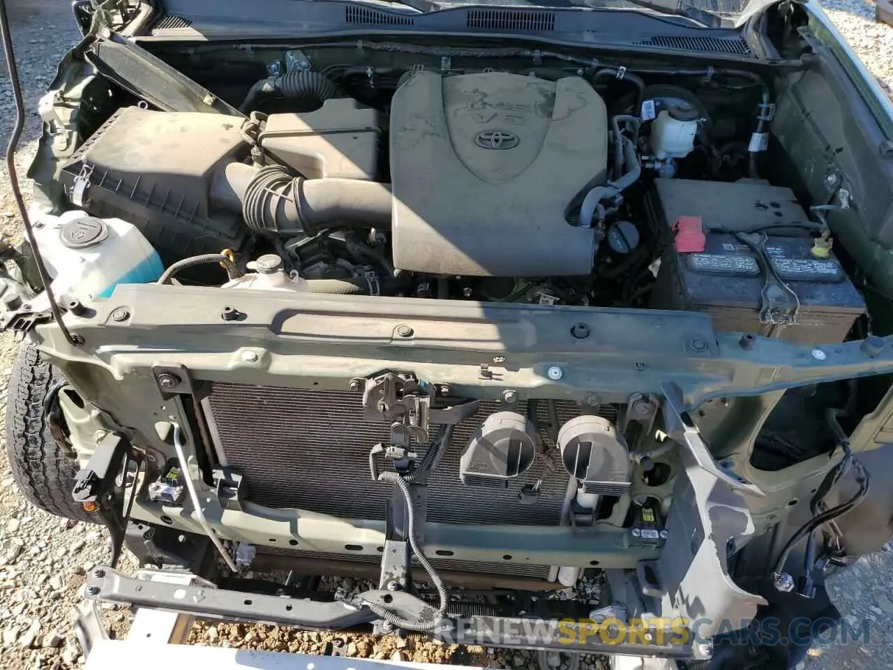 12 fotografías del automóvil dañado 3TYAZ5CN3MT007501 TOYOTA TACOMA 2021
