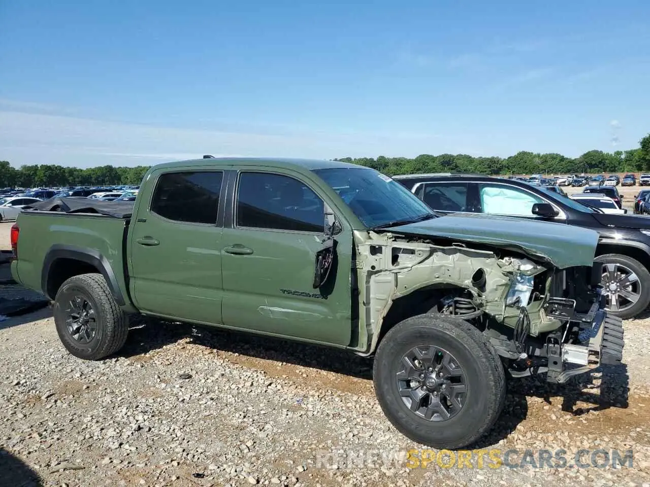 4 fotografías del automóvil dañado 3TYAZ5CN3MT007501 TOYOTA TACOMA 2021