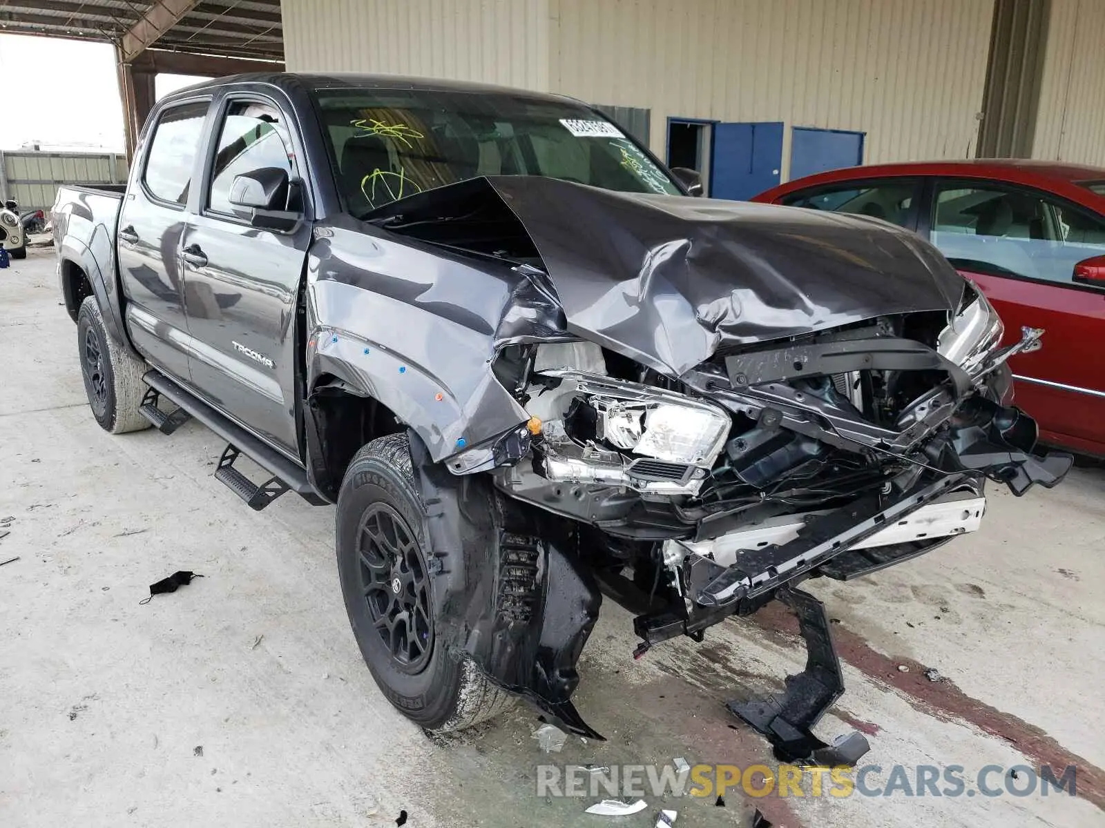 1 fotografías del automóvil dañado 3TYAZ5CN5MT011548 TOYOTA TACOMA 2021