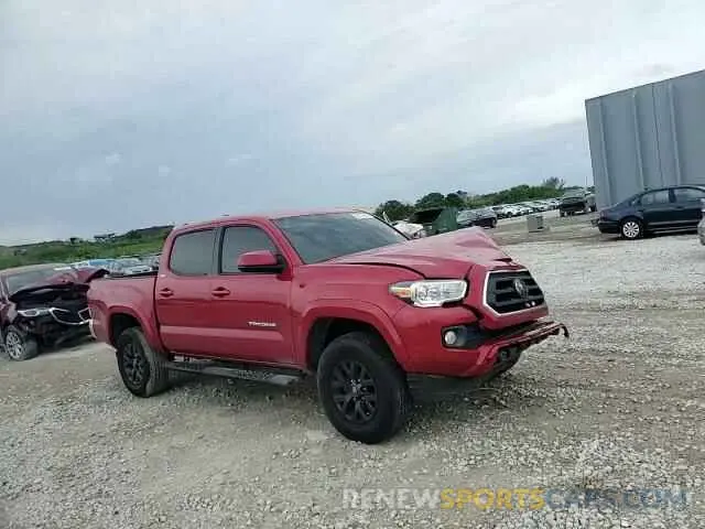 10 fotografías del automóvil dañado 3TYAZ5CN6MT012675 TOYOTA TACOMA 2021