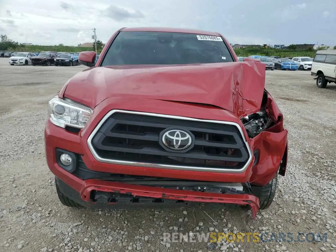 5 fotografías del automóvil dañado 3TYAZ5CN6MT012675 TOYOTA TACOMA 2021