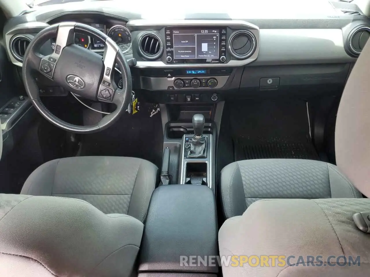 8 fotografías del automóvil dañado 3TYAZ5CN6MT012675 TOYOTA TACOMA 2021