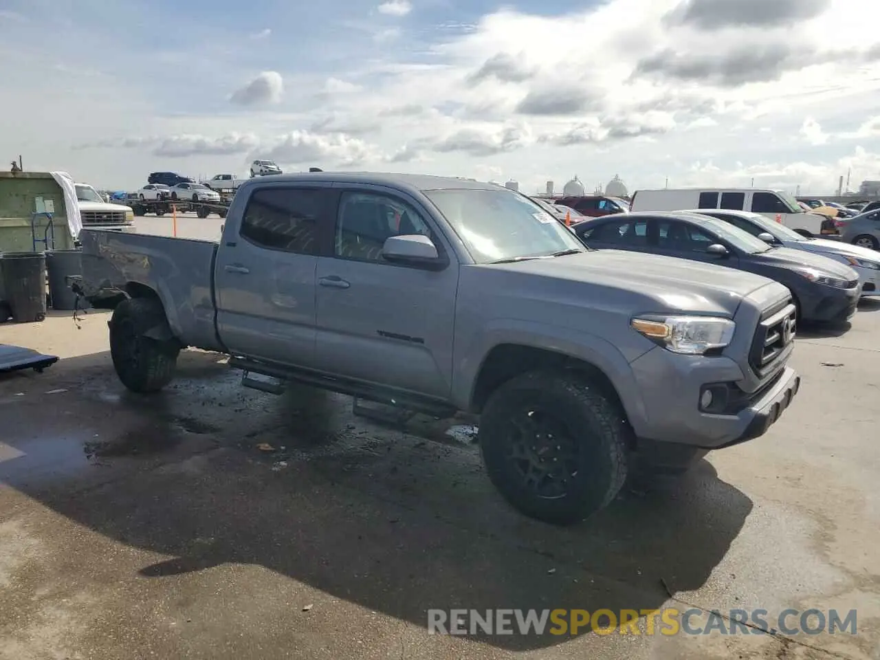 4 fotografías del automóvil dañado 3TYBZ5DN7MT001140 TOYOTA TACOMA 2021