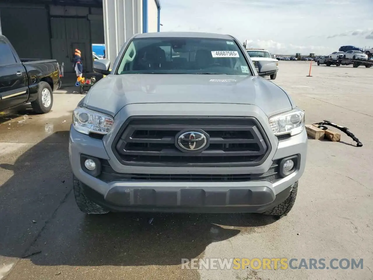 5 fotografías del automóvil dañado 3TYBZ5DN7MT001140 TOYOTA TACOMA 2021