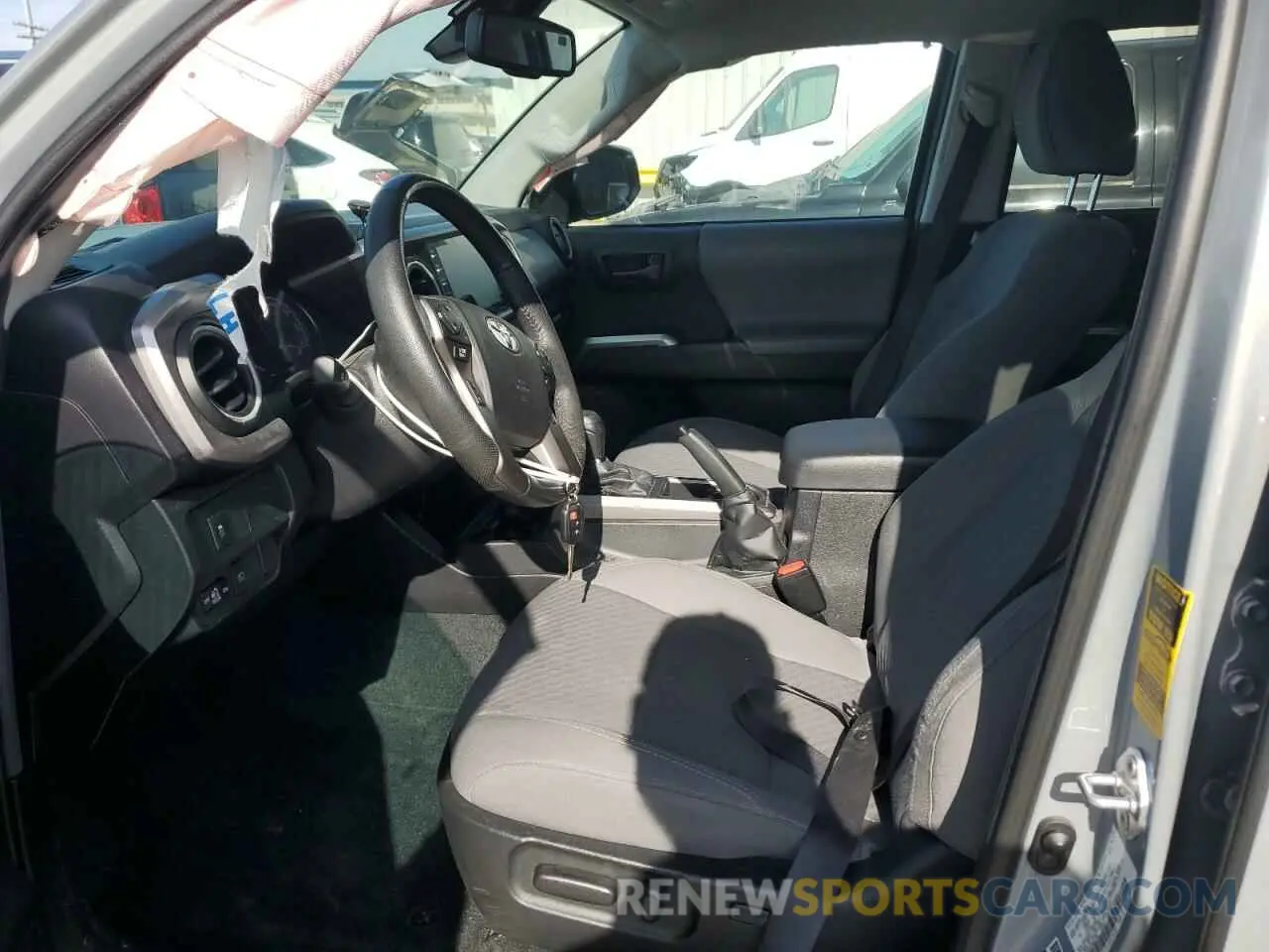 7 fotografías del automóvil dañado 3TYBZ5DN7MT001140 TOYOTA TACOMA 2021