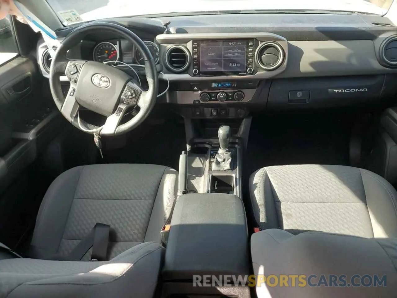 8 fotografías del automóvil dañado 3TYBZ5DN7MT001140 TOYOTA TACOMA 2021
