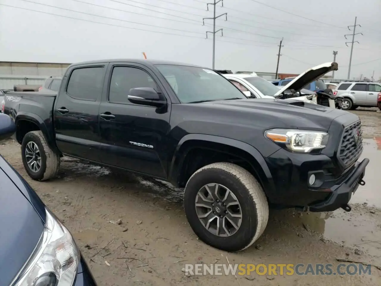 4 fotografías del automóvil dañado 3TYCZ5AN0MT018547 TOYOTA TACOMA 2021