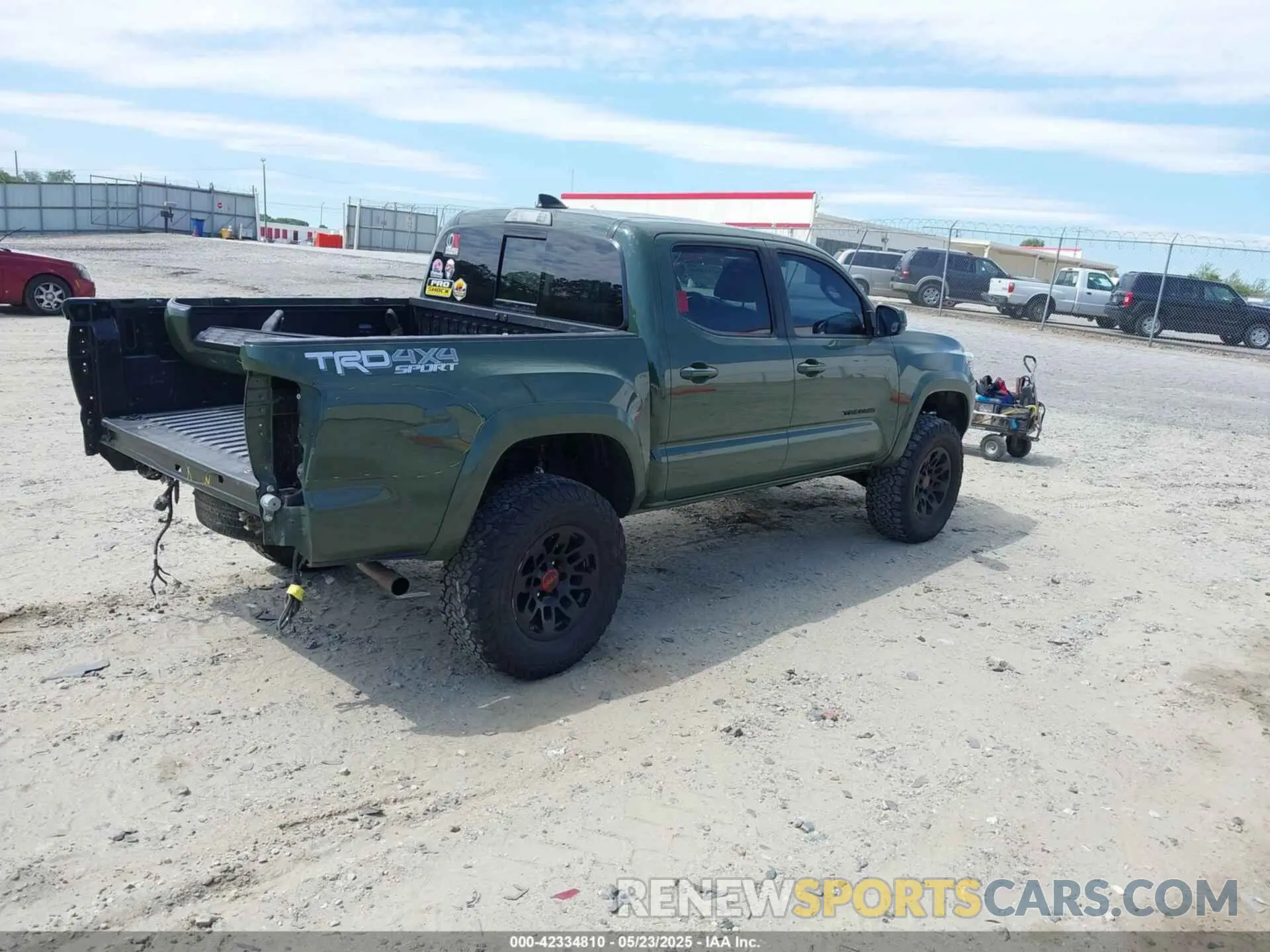 4 fotografías del automóvil dañado 3TYCZ5AN0MT035249 TOYOTA TACOMA 2021