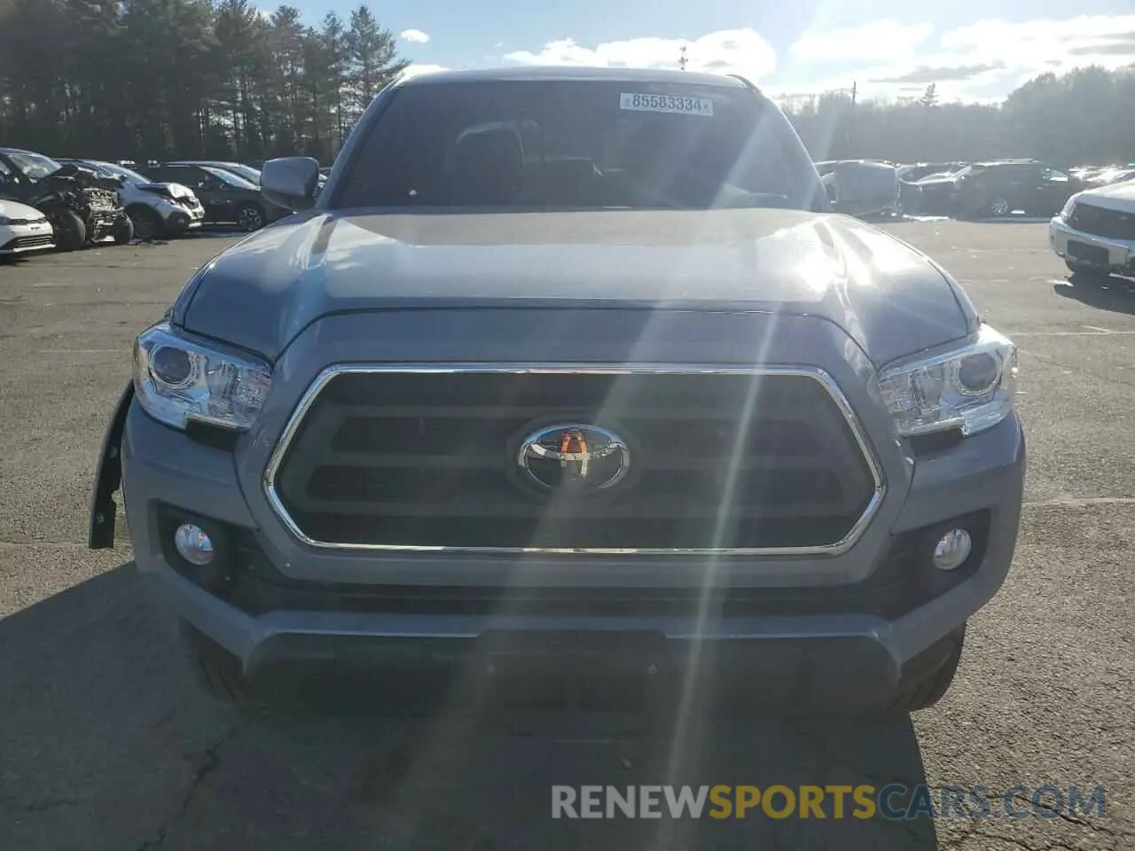 5 fotografías del automóvil dañado 3TYCZ5AN0MT038541 TOYOTA TACOMA 2021