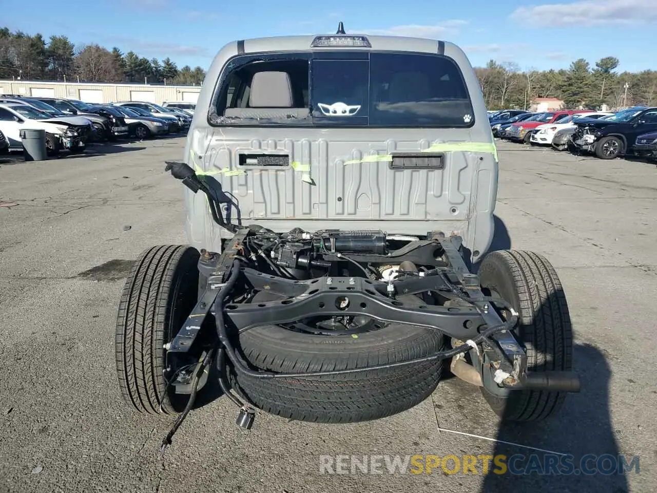 6 fotografías del automóvil dañado 3TYCZ5AN0MT038541 TOYOTA TACOMA 2021