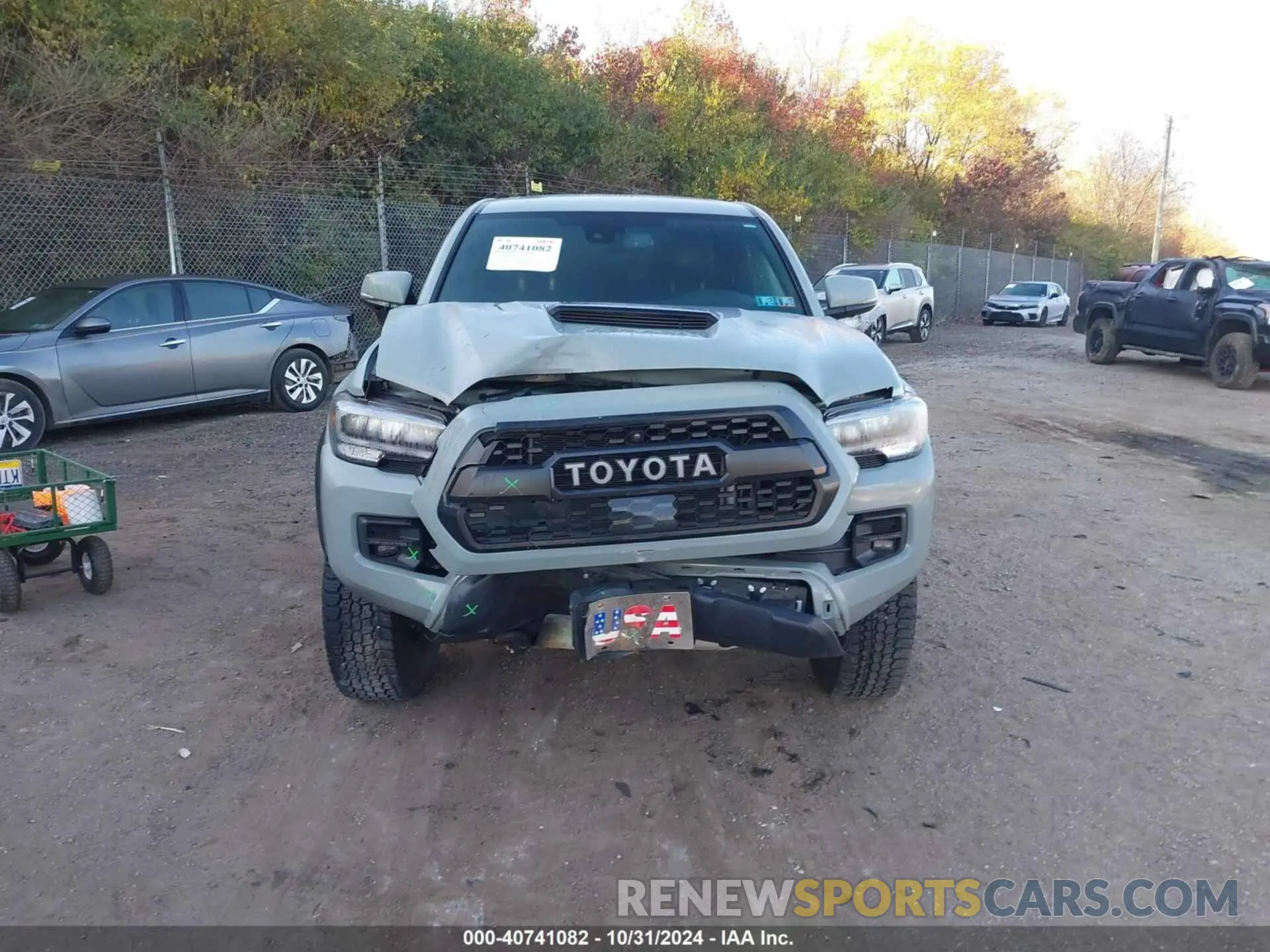 12 fotografías del automóvil dañado 3TYCZ5AN1MT014846 TOYOTA TACOMA 2021
