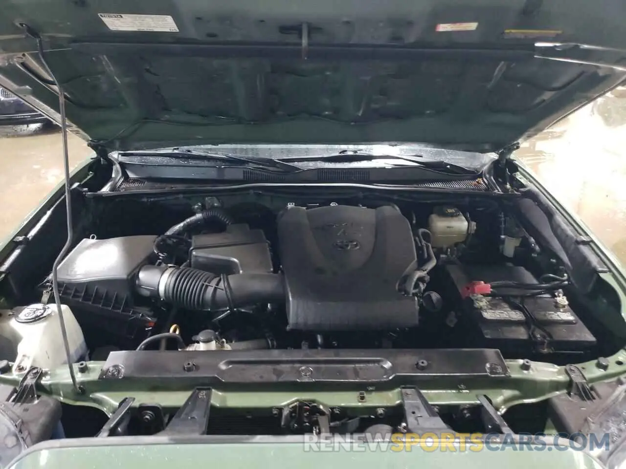 11 fotografías del automóvil dañado 3TYCZ5AN1MT016919 TOYOTA TACOMA 2021