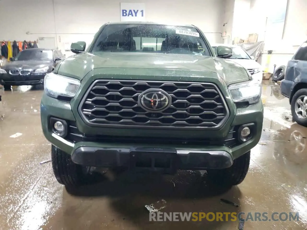 5 fotografías del automóvil dañado 3TYCZ5AN1MT016919 TOYOTA TACOMA 2021