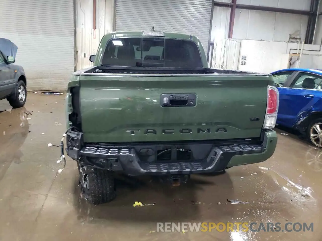 6 fotografías del automóvil dañado 3TYCZ5AN1MT016919 TOYOTA TACOMA 2021