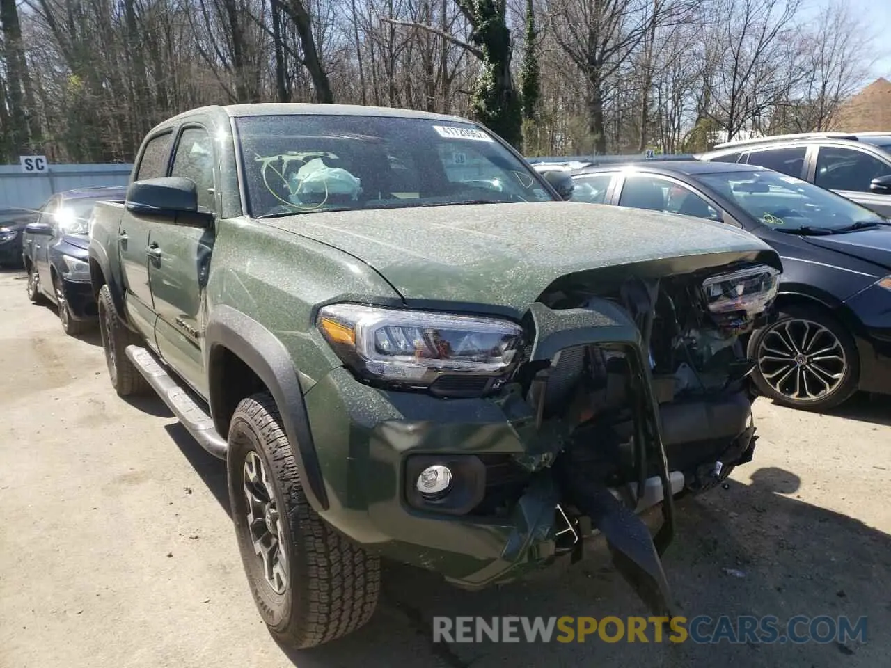 1 fotografías del automóvil dañado 3TYCZ5AN1MT051301 TOYOTA TACOMA 2021