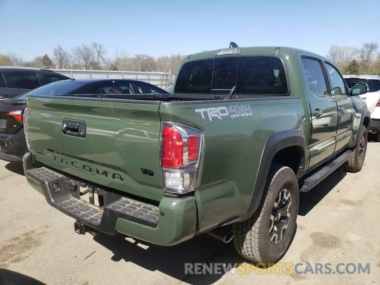 4 fotografías del automóvil dañado 3TYCZ5AN1MT051301 TOYOTA TACOMA 2021