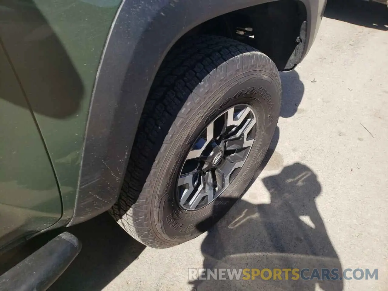 9 fotografías del automóvil dañado 3TYCZ5AN1MT051301 TOYOTA TACOMA 2021