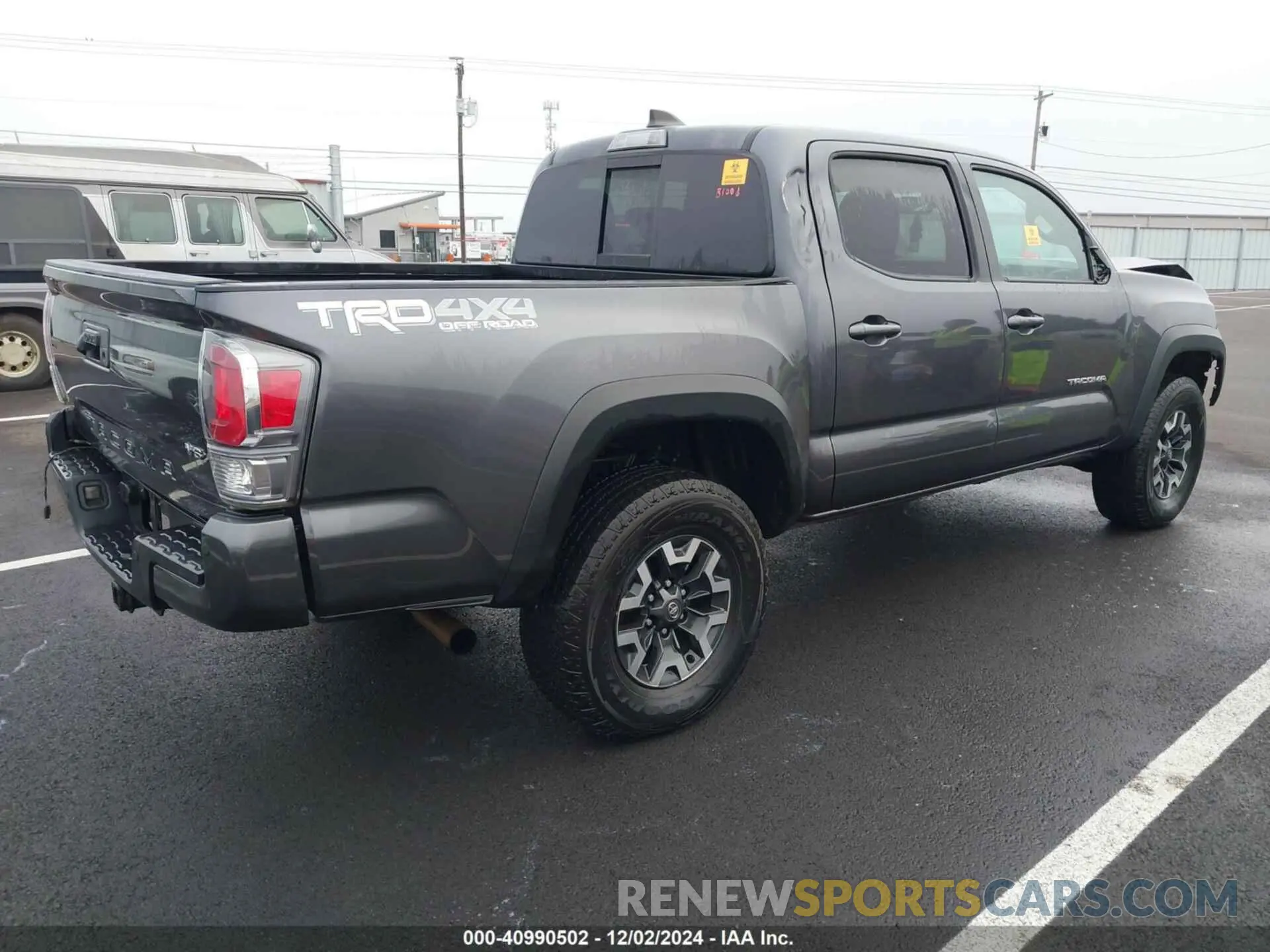 4 fotografías del automóvil dañado 3TYCZ5AN1MT052481 TOYOTA TACOMA 2021