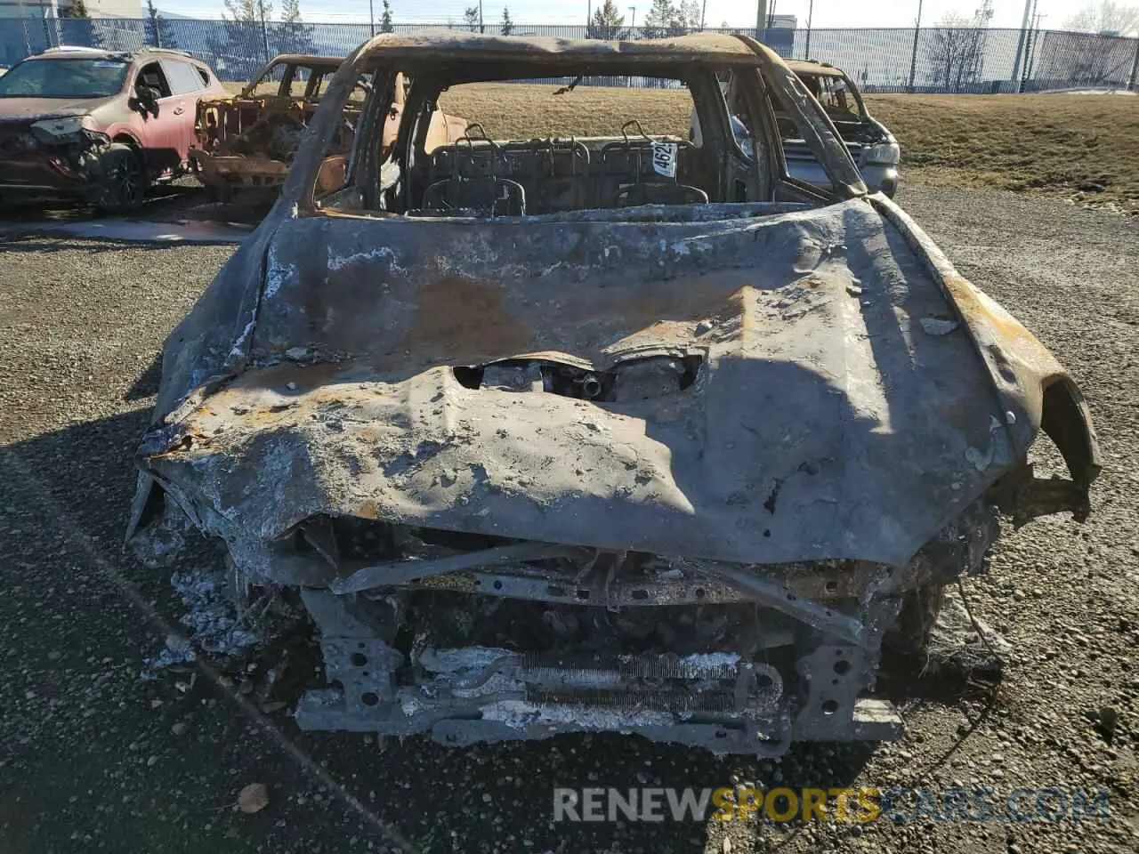5 fotografías del automóvil dañado 3TYCZ5AN2MT044020 TOYOTA TACOMA 2021