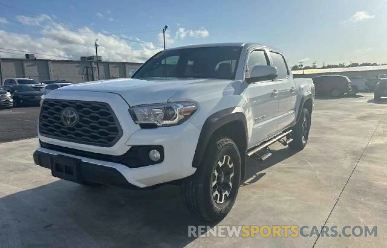 2 fotografías del automóvil dañado 3TYCZ5AN3MT029204 TOYOTA TACOMA 2021