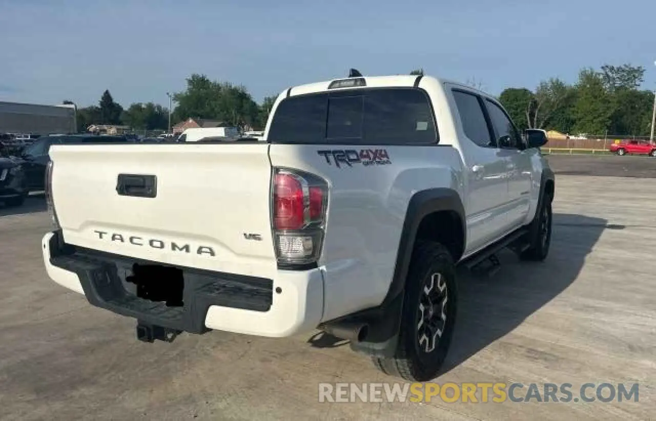 3 fotografías del automóvil dañado 3TYCZ5AN3MT029204 TOYOTA TACOMA 2021