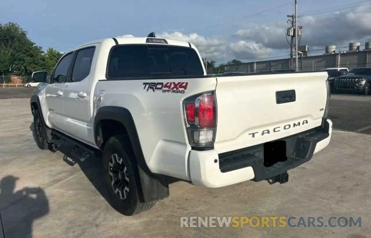 4 fotografías del automóvil dañado 3TYCZ5AN3MT029204 TOYOTA TACOMA 2021