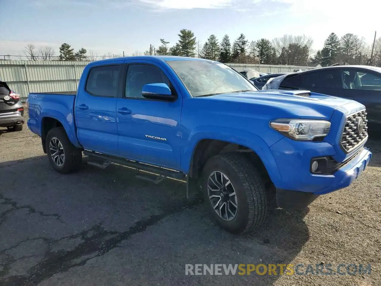 4 fotografías del automóvil dañado 3TYCZ5AN3MT033298 TOYOTA TACOMA 2021