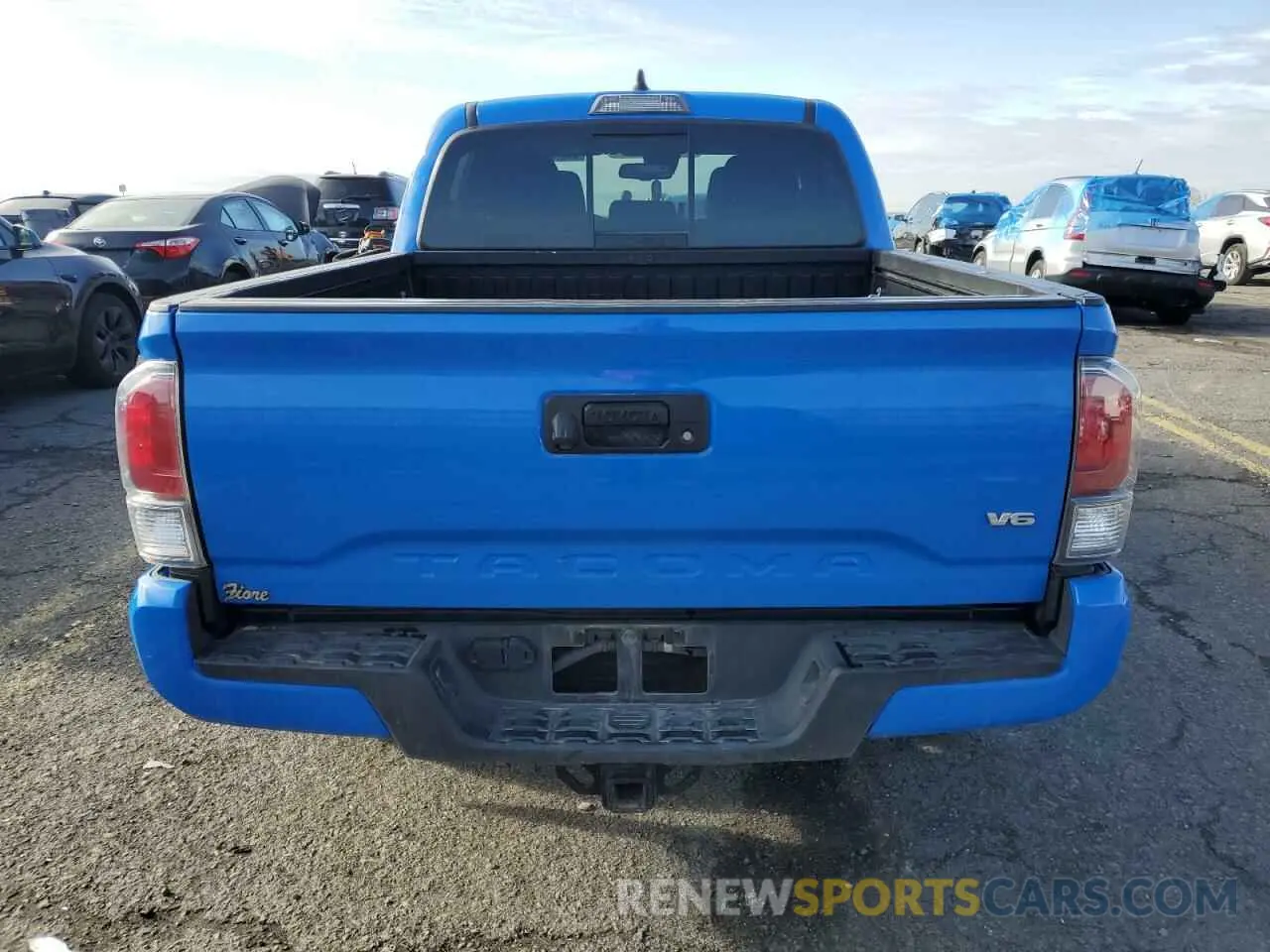 6 fotografías del automóvil dañado 3TYCZ5AN3MT033298 TOYOTA TACOMA 2021