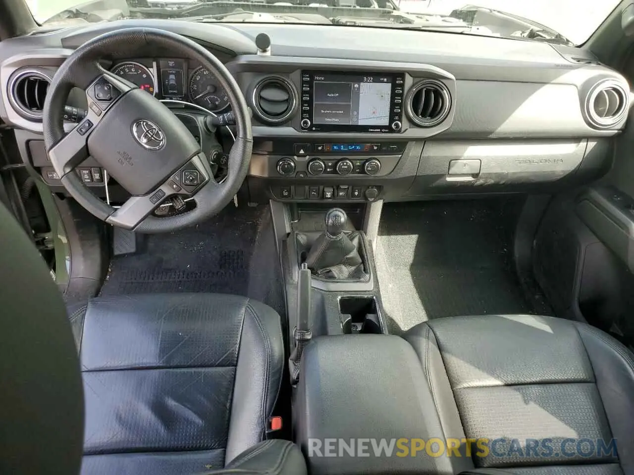 8 fotografías del automóvil dañado 3TYCZ5AN3MT049646 TOYOTA TACOMA 2021