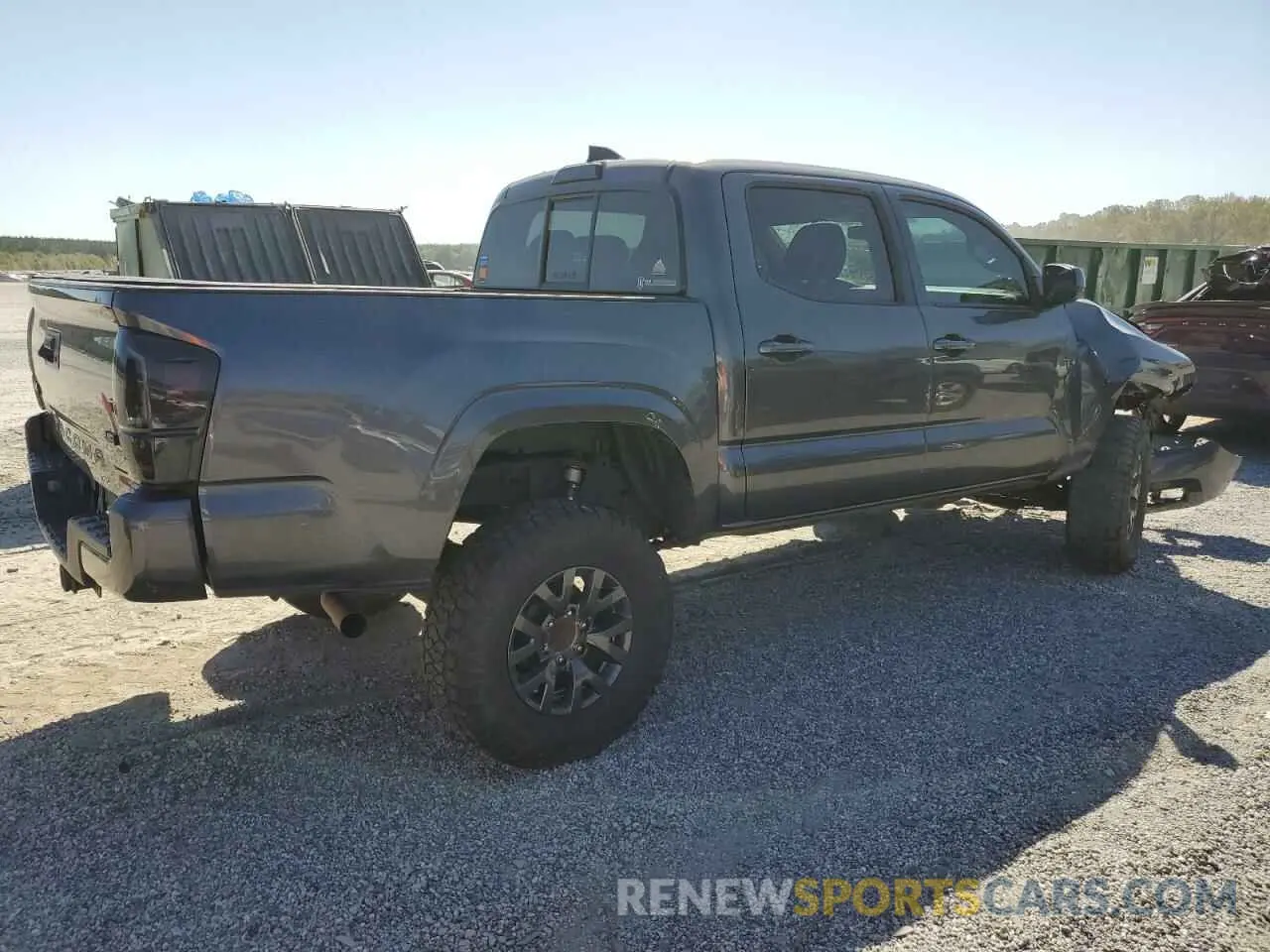 3 fotografías del automóvil dañado 3TYCZ5AN4MT039904 TOYOTA TACOMA 2021