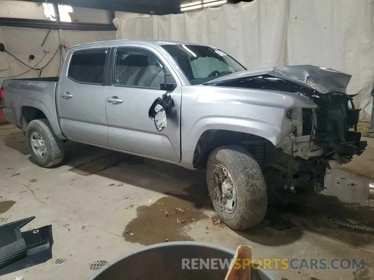 4 fotografías del automóvil dañado 3TYCZ5AN4MT041328 TOYOTA TACOMA 2021