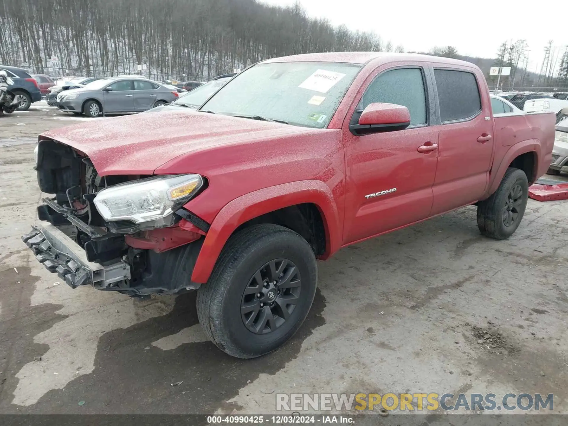2 fotografías del automóvil dañado 3TYCZ5AN5MT037059 TOYOTA TACOMA 2021