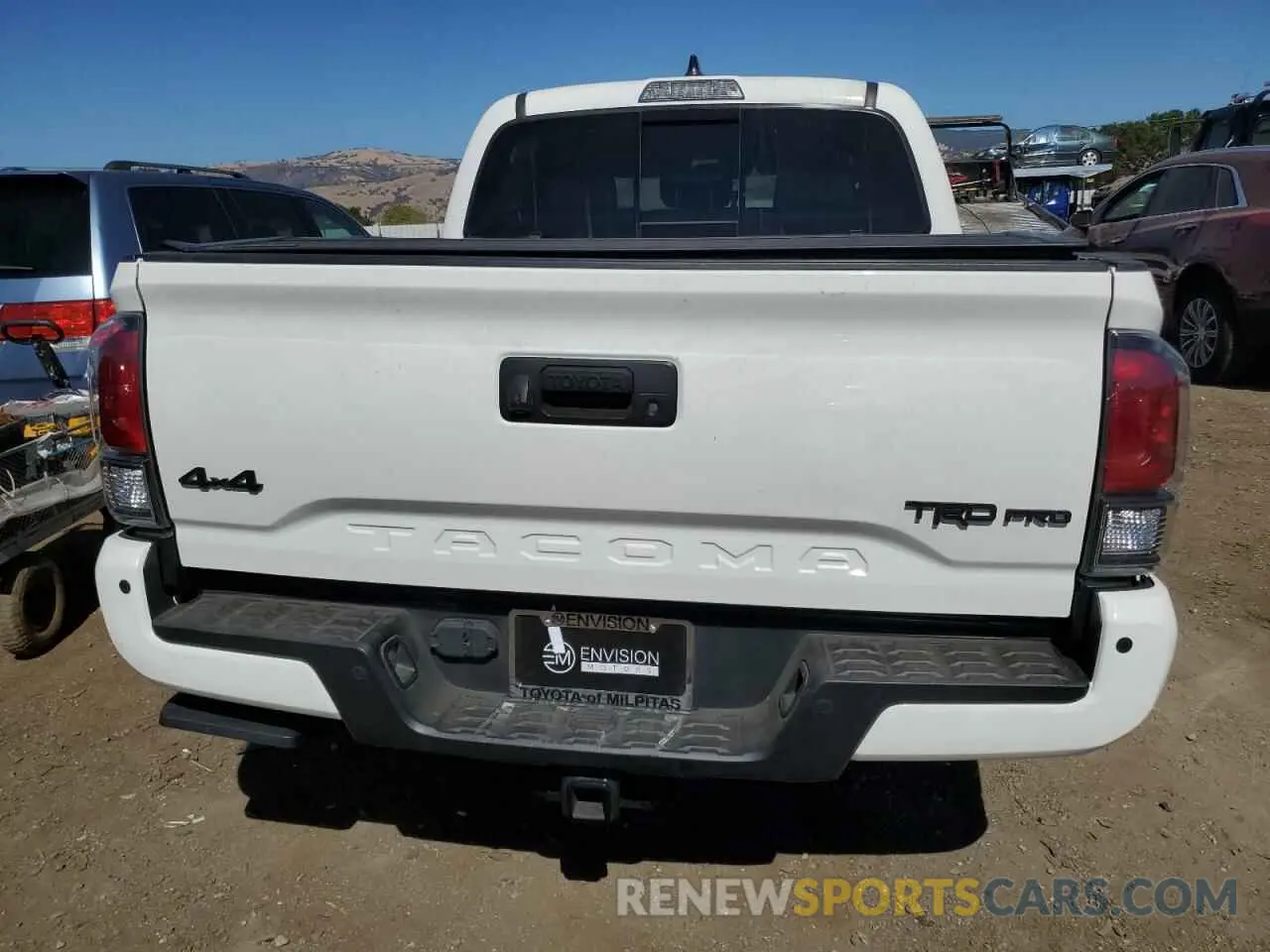 6 fotografías del automóvil dañado 3TYCZ5AN5MT041936 TOYOTA TACOMA 2021