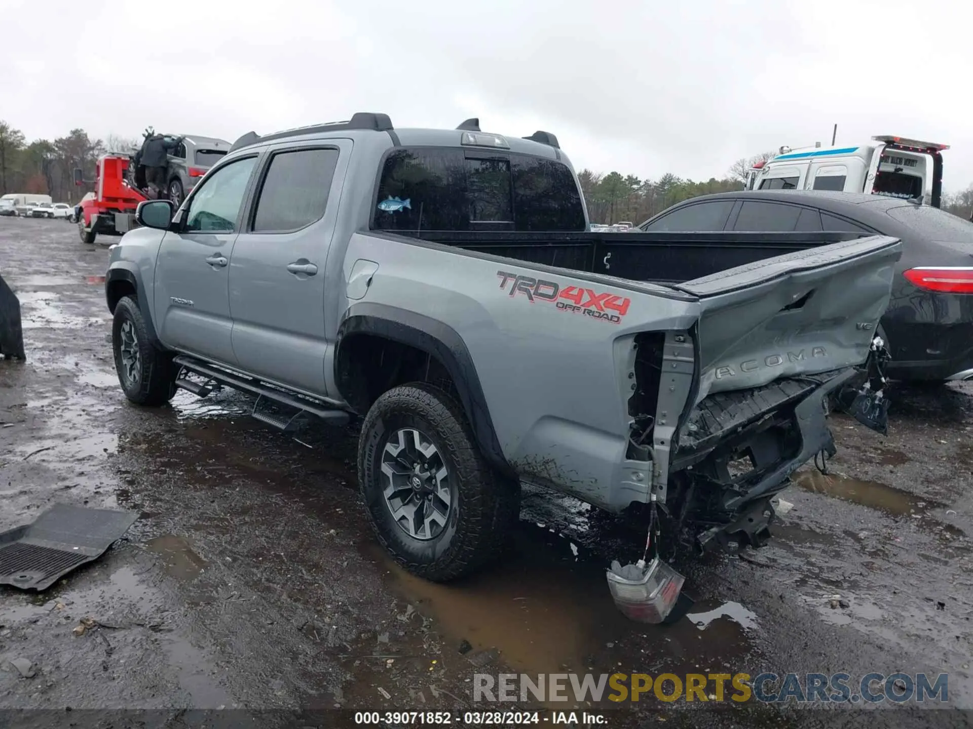 3 fotografías del automóvil dañado 3TYCZ5AN6MT031464 TOYOTA TACOMA 2021