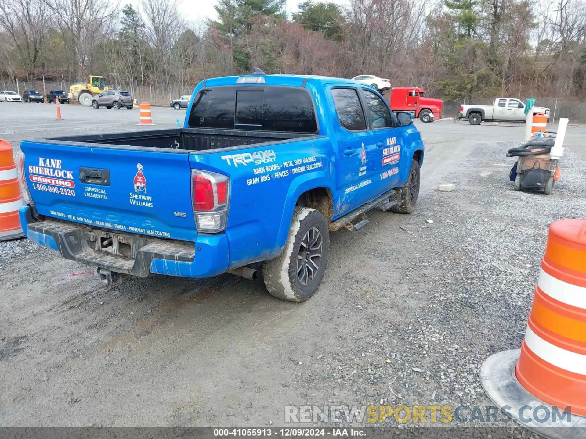 4 fotografías del automóvil dañado 3TYCZ5AN6MT037149 TOYOTA TACOMA 2021