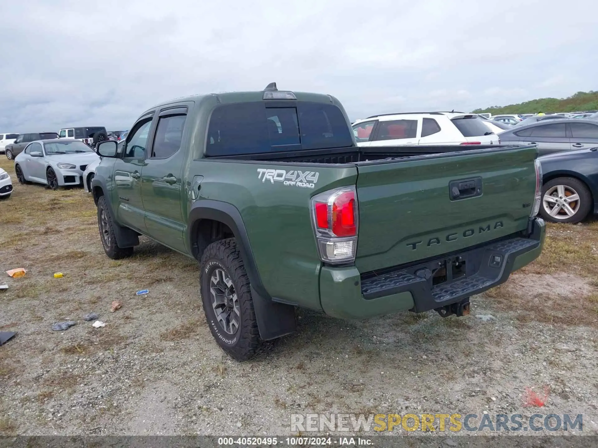 3 fotografías del automóvil dañado 3TYCZ5AN6MT049253 TOYOTA TACOMA 2021