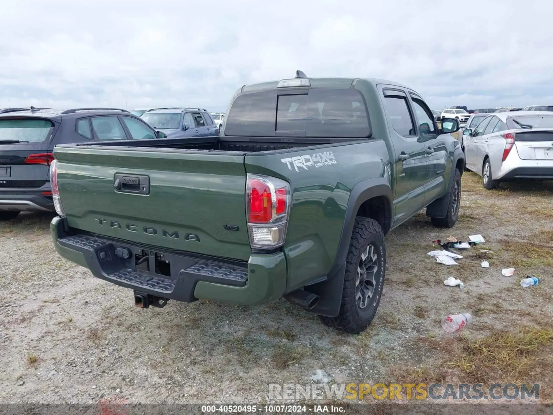 4 fotografías del automóvil dañado 3TYCZ5AN6MT049253 TOYOTA TACOMA 2021