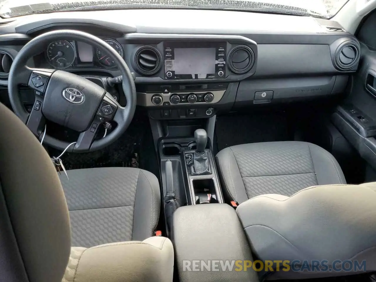 8 fotografías del automóvil dañado 3TYCZ5AN7MT030002 TOYOTA TACOMA 2021