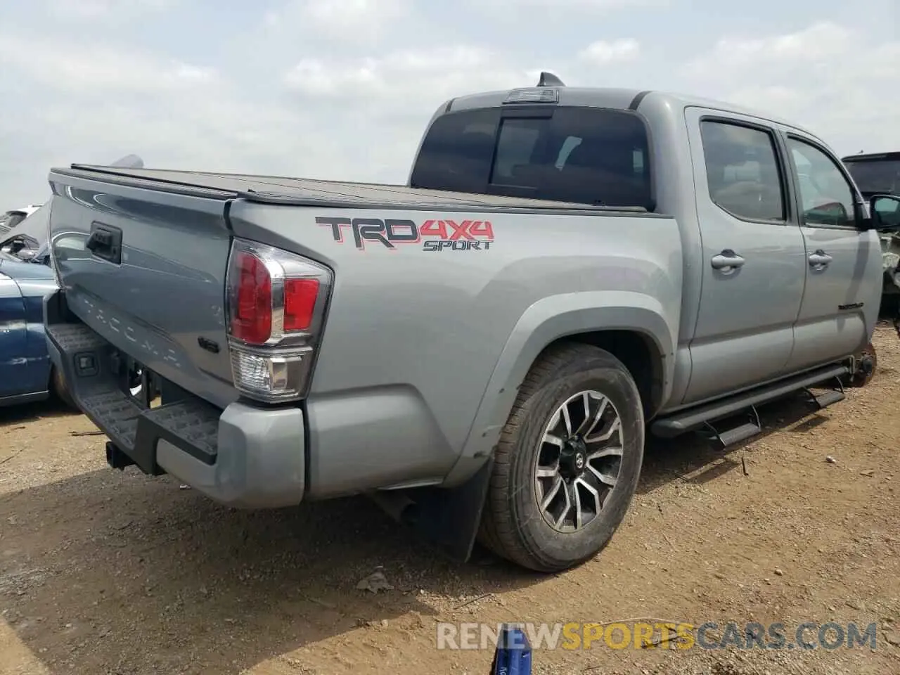 3 fotografías del automóvil dañado 3TYCZ5AN7MT036205 TOYOTA TACOMA 2021