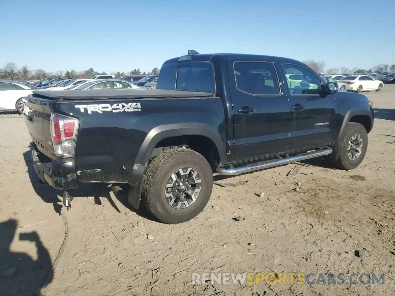 3 fotografías del automóvil dañado 3TYCZ5AN8MT029330 TOYOTA TACOMA 2021