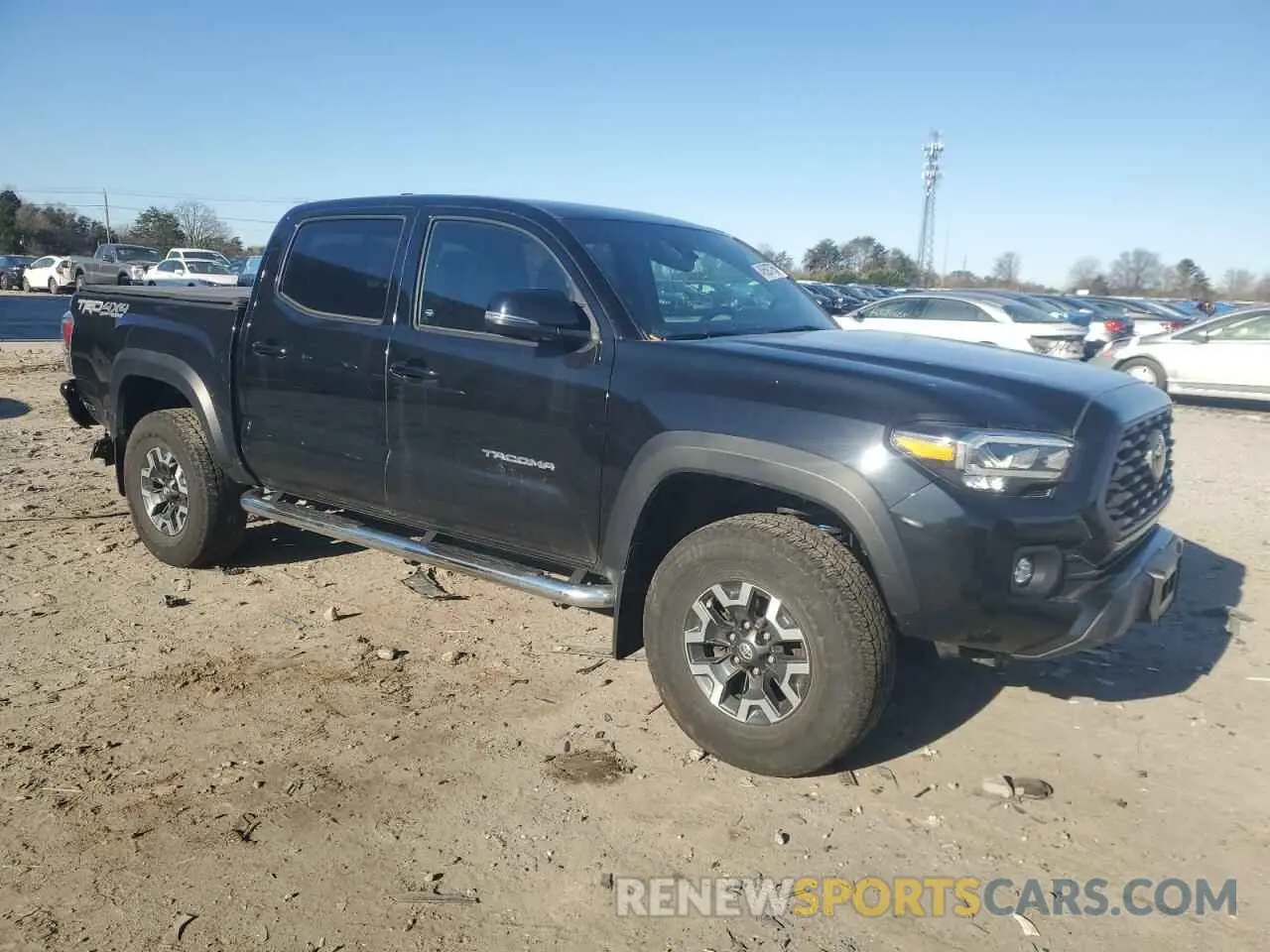 4 fotografías del automóvil dañado 3TYCZ5AN8MT029330 TOYOTA TACOMA 2021