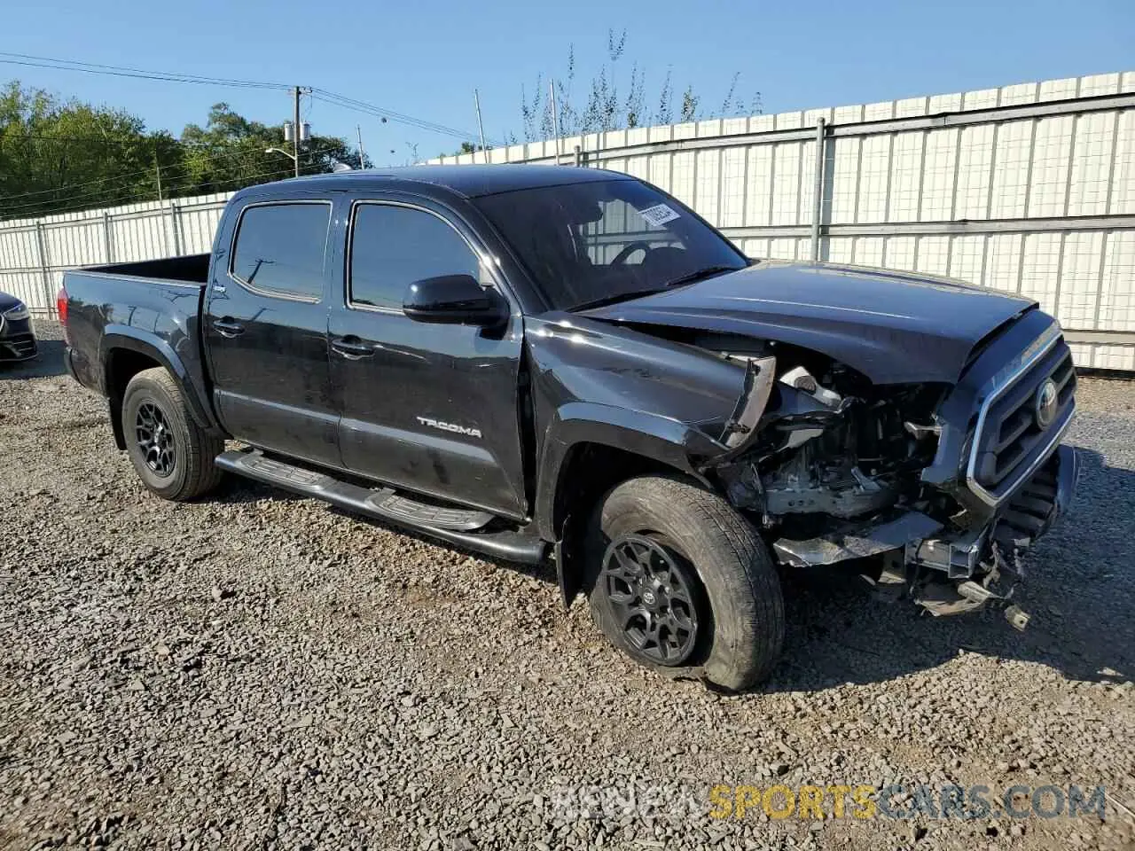 4 fotografías del automóvil dañado 3TYCZ5AN8MT038884 TOYOTA TACOMA 2021
