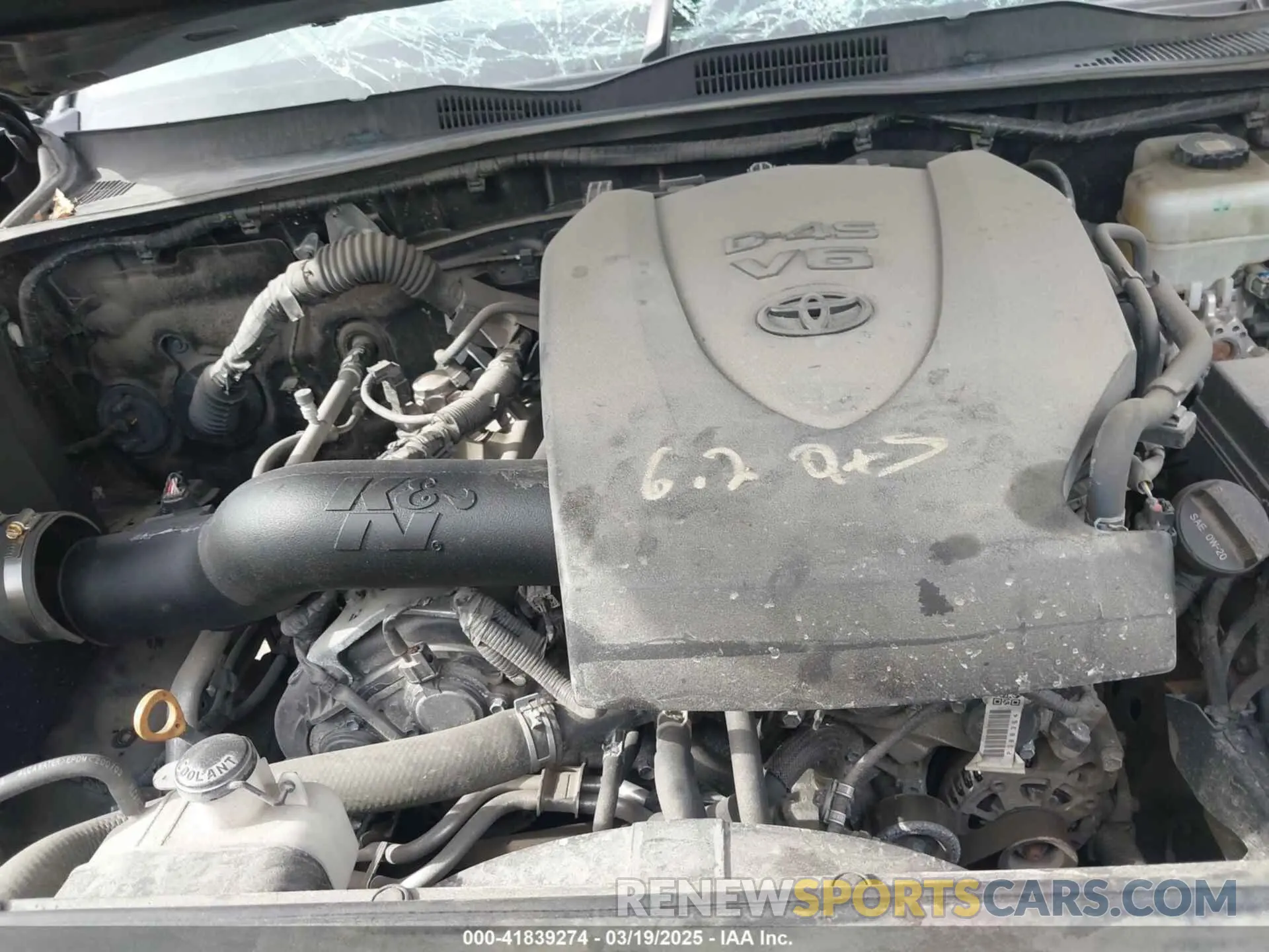 10 fotografías del automóvil dañado 3TYCZ5AN9MT015131 TOYOTA TACOMA 2021