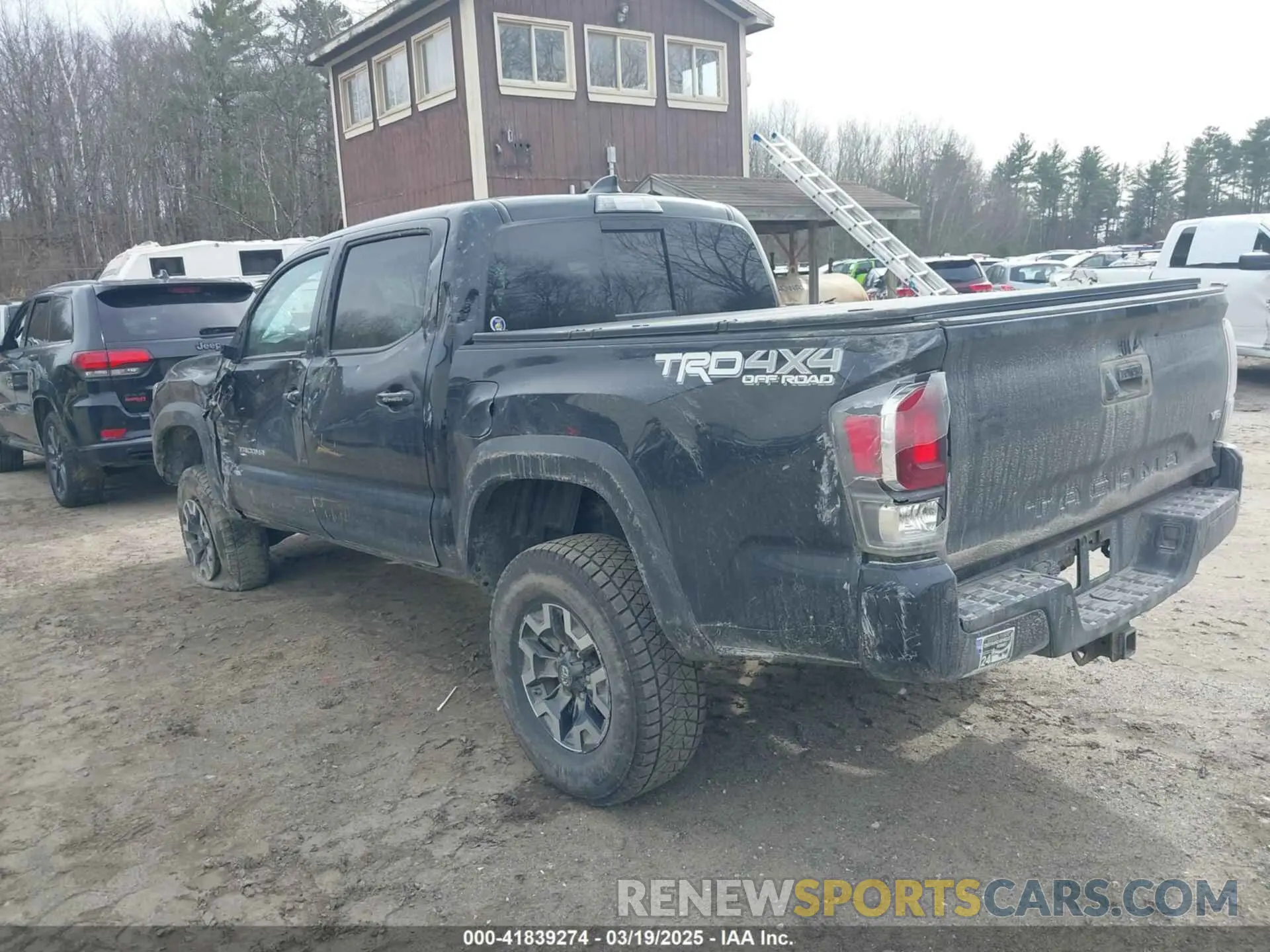 3 fotografías del automóvil dañado 3TYCZ5AN9MT015131 TOYOTA TACOMA 2021