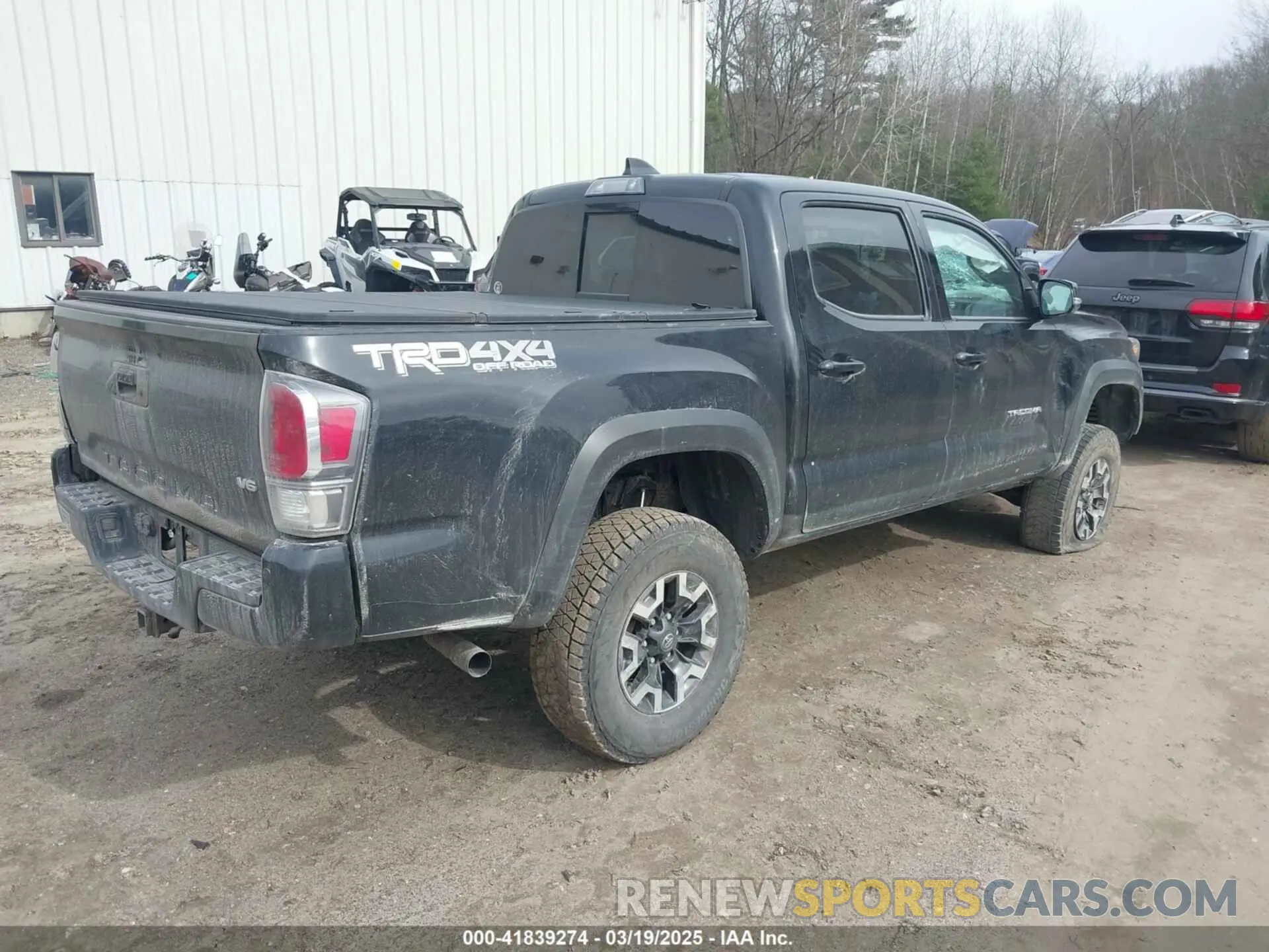 4 fotografías del automóvil dañado 3TYCZ5AN9MT015131 TOYOTA TACOMA 2021