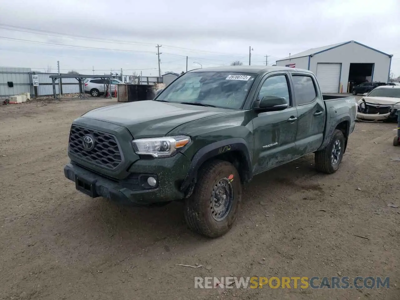 2 fotografías del automóvil dañado 3TYCZ5ANGMT026281 TOYOTA TACOMA 2021